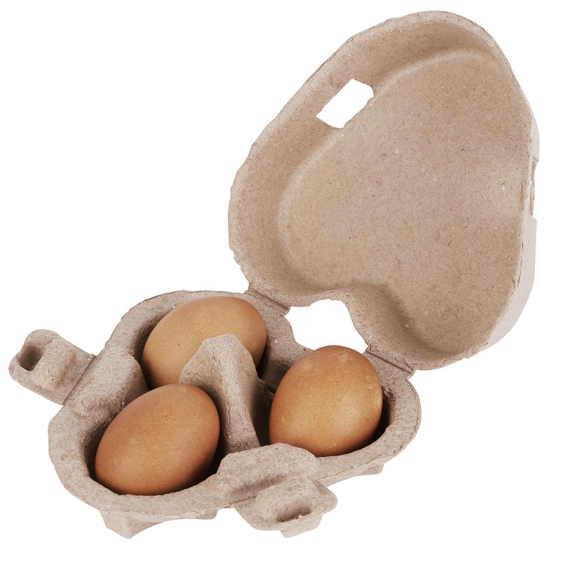 50Pcs Paper Pulp Egg Cartons 3 Count Heart Shaped Paper Pulp Egg Container SALE! gallery