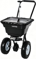Walk Behind Push Spreader 100LBS, 12FT Width, 13in All Terrain Wheels Adjustable