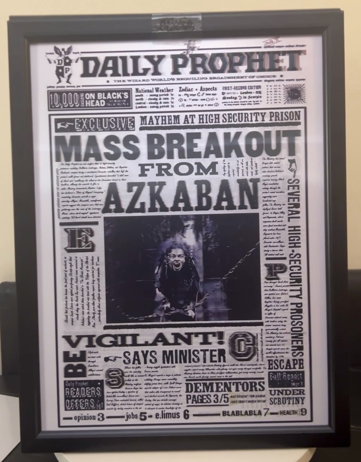 Harry Potter-Daily Prophet4-3D Lenticular Flip Effect- 3 Images Changes,3 In One gallery