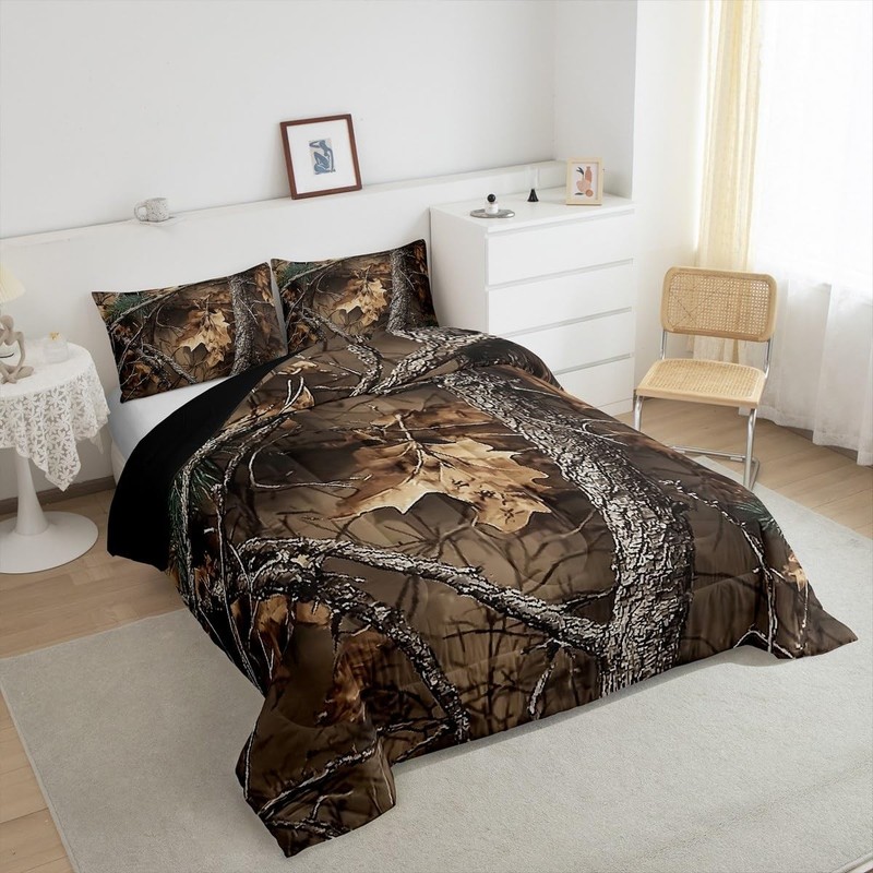 Erosebridal Camo Comforter Set Rustic Farmhouse Bedding 2 Pillowcases Full gallery