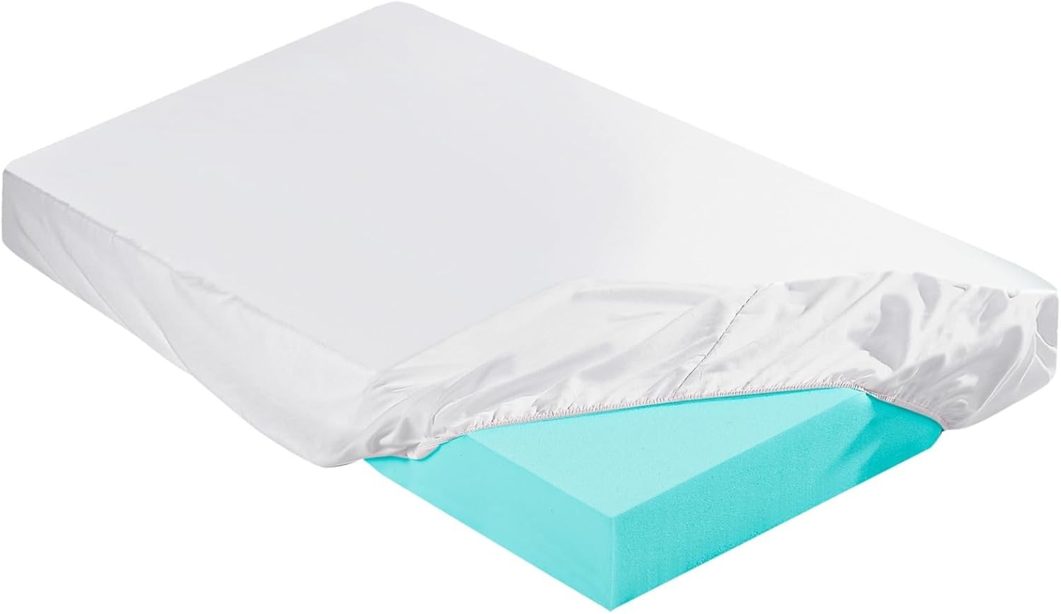 Revitalize Sleep: 3-Inch Memory Foam Mattress Topper Cover, Full Size 75x52-Inch gallery