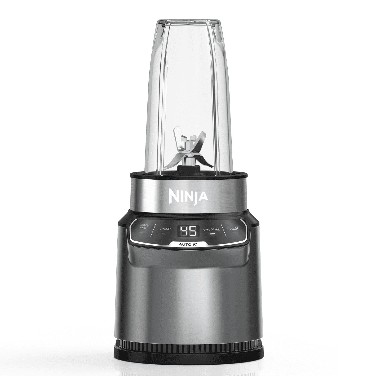 Ninja Nutri Pro Compact Personal Blender, 18Oz and 24-Oz To-Go Cups & Spout Lids gallery