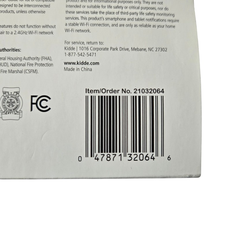 Kidde Hardwired Smart Smoke Detector w/ Battery Back-up, &Voice Alerts, 21032064 gallery