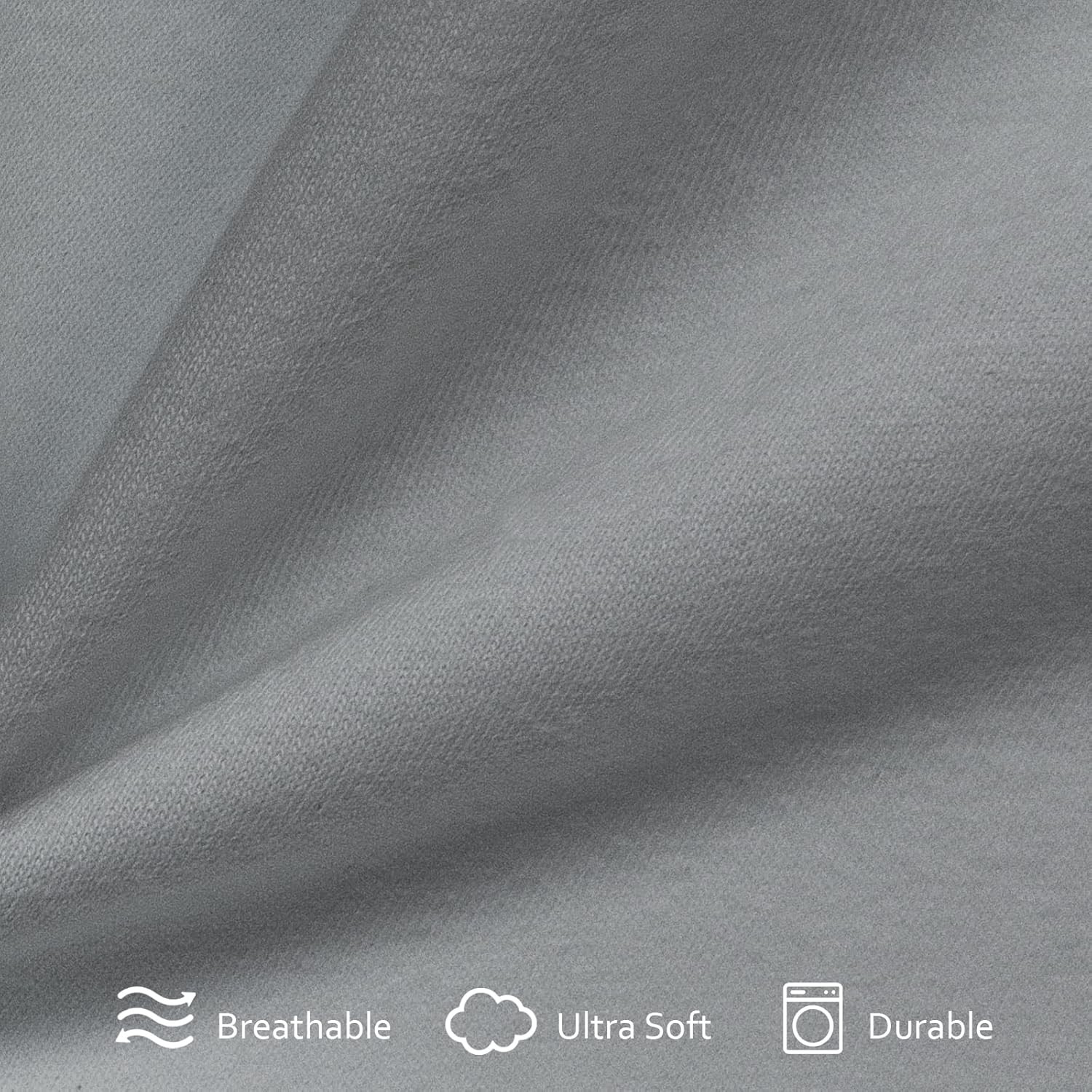 Cot Sheets 31" x 75"(Sheet Only), Fitted Sheet Ultra Small Single, Gray gallery