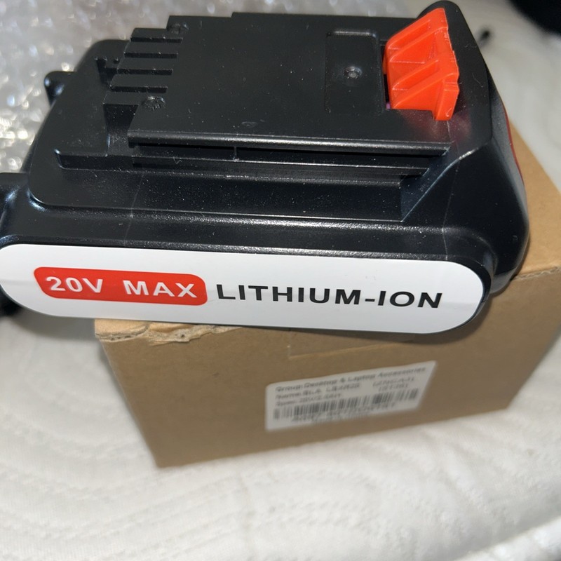 1 Pack 20V MAX For Black & Decker 20Volt Lithium Battery LBXR20 LB2X4020 gallery