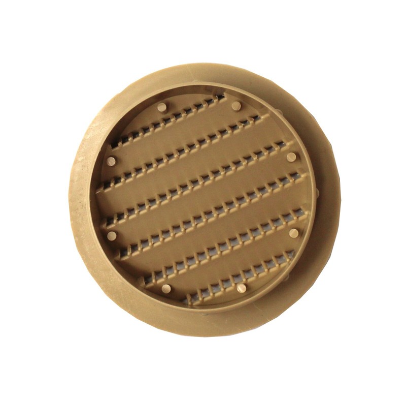 2.5" Round Plastic Louver Soffit Air Vent Reptile Screen Grille Cover gallery