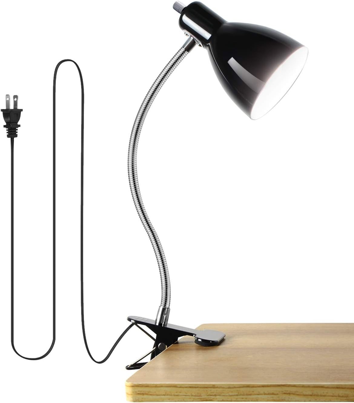 Desk Lamp Eye-Caring Table Lamps 360°Rotation Gooseneck Clip Lamp Reading Light gallery