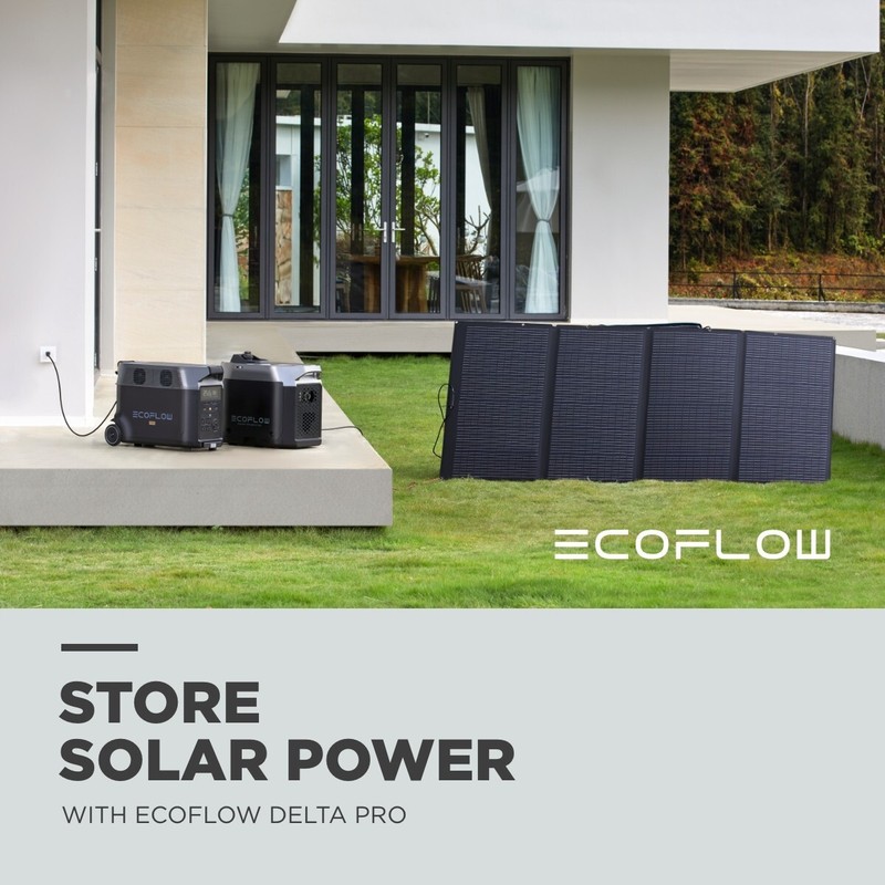 EcoFlow DELTA Pro Generato Extra Battery 3600Wh for Home Backup, Camping, LFP gallery