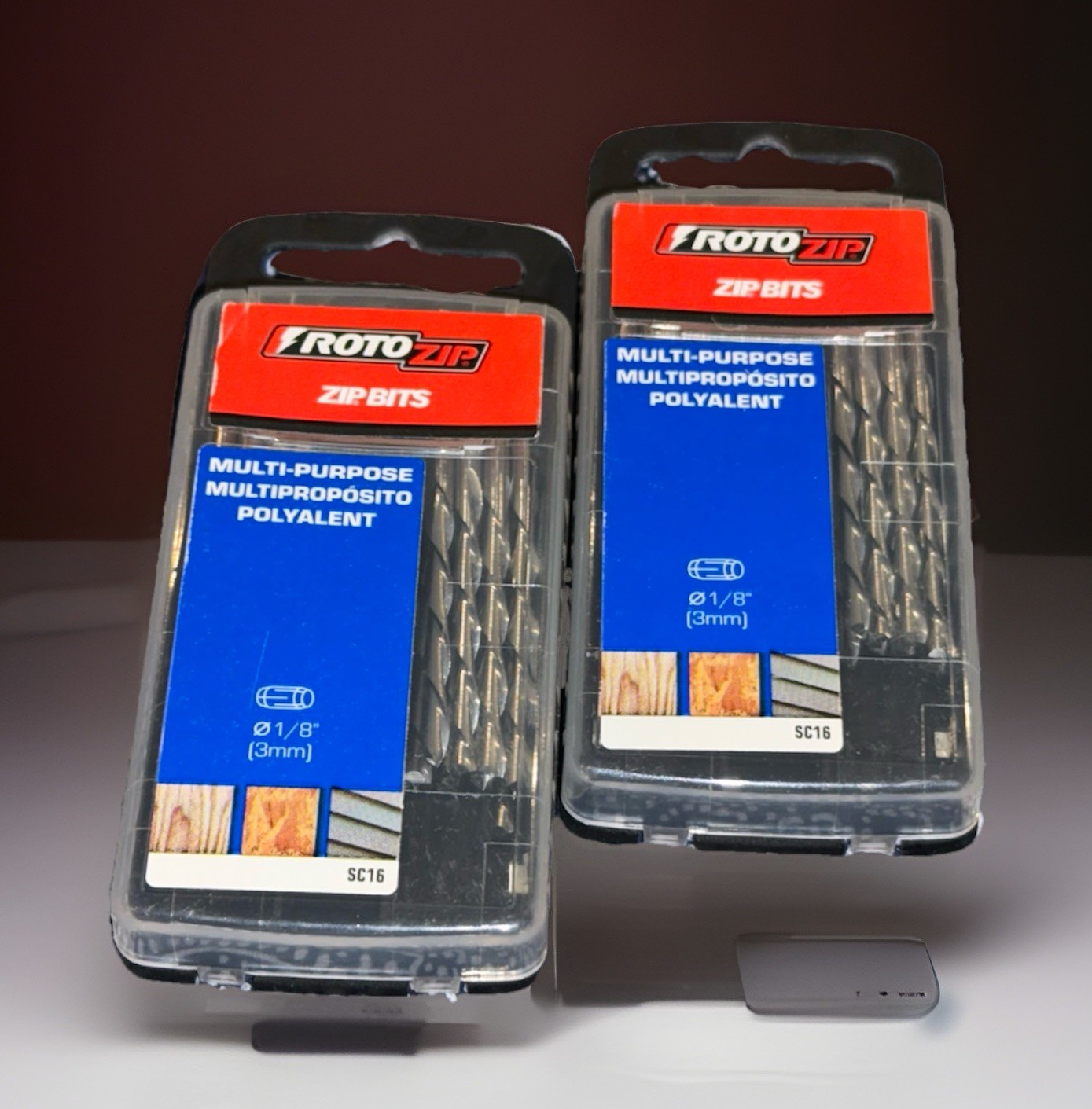 2X NEW RotoZip SC16 1/8” Zip Bits for Wood, Plastic, Fiberglass, Siding gallery