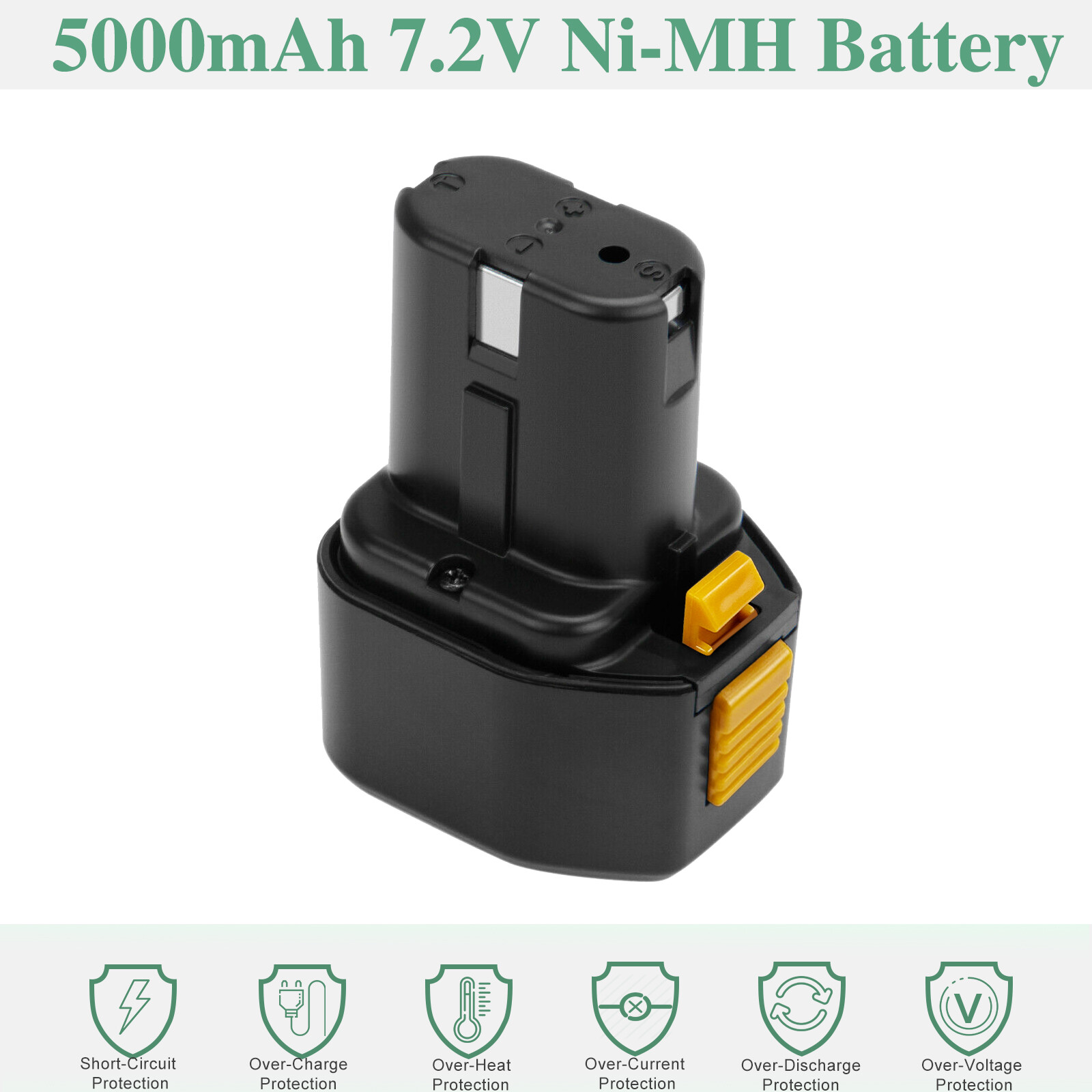 7.2V 5Ah Ni-MH Battery For Hitachi EB7 EB7M EB7S EB7B EB7G FEB7 NR90GC2 325292 gallery