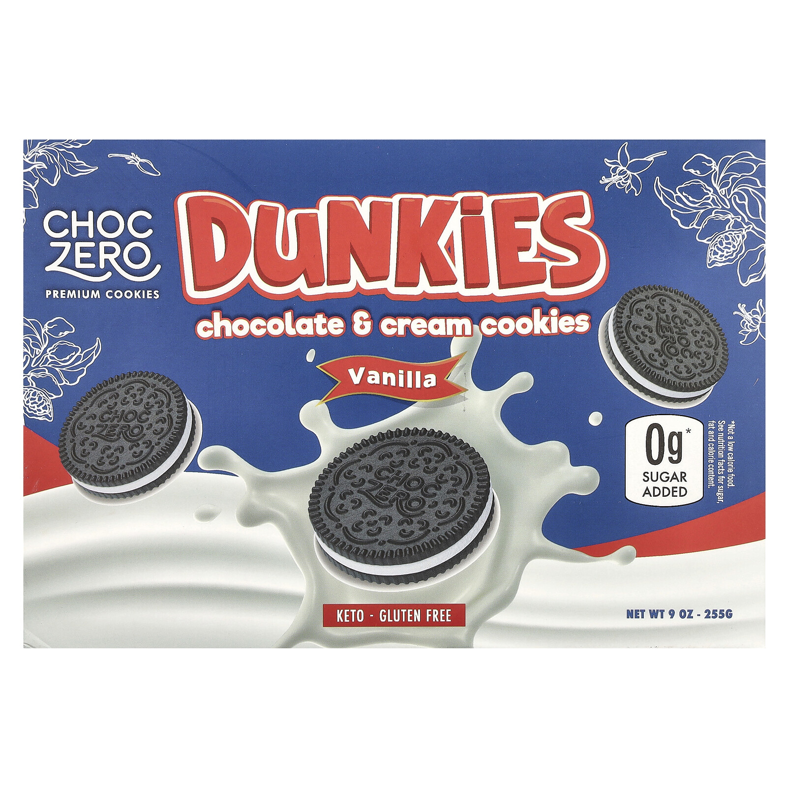 Dunkies, Chocolate & Cream Cookies, Vanilla, 9 oz (255 g) gallery