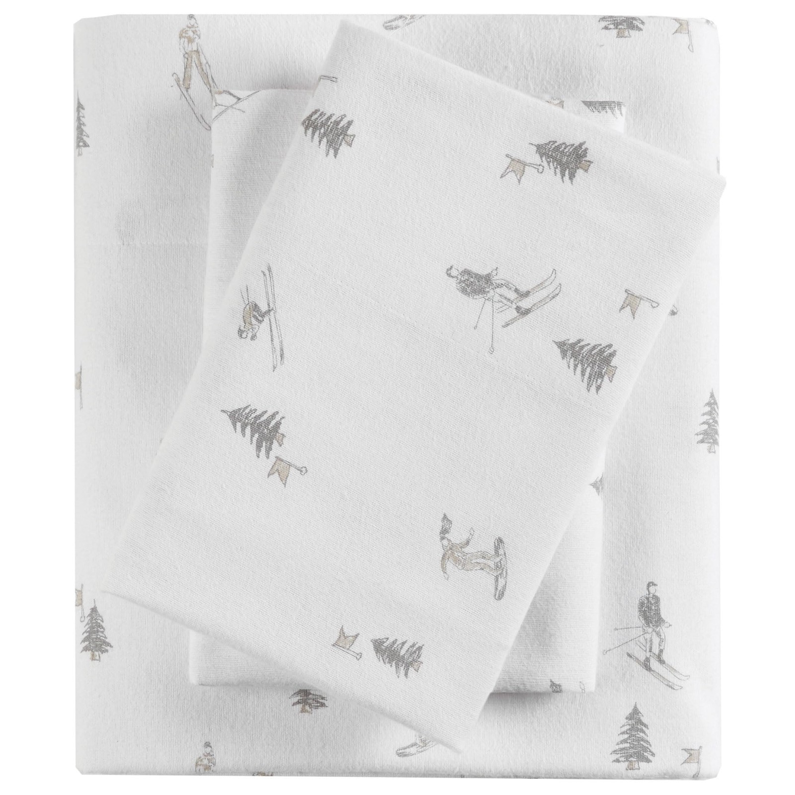 True North by Sleep Philosophy Flannel Sheets Twin XL Size, Cozy 100 Cotton F... gallery
