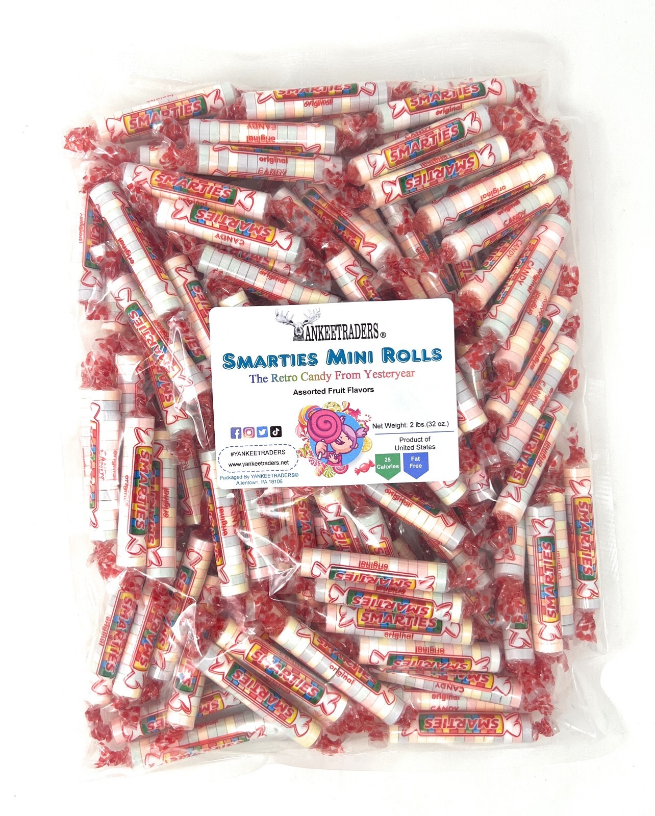 Smarties Regular Candy Rolls, 2 lbs. ~ YANKEETRADERS® ~ FREE SHIPPING gallery