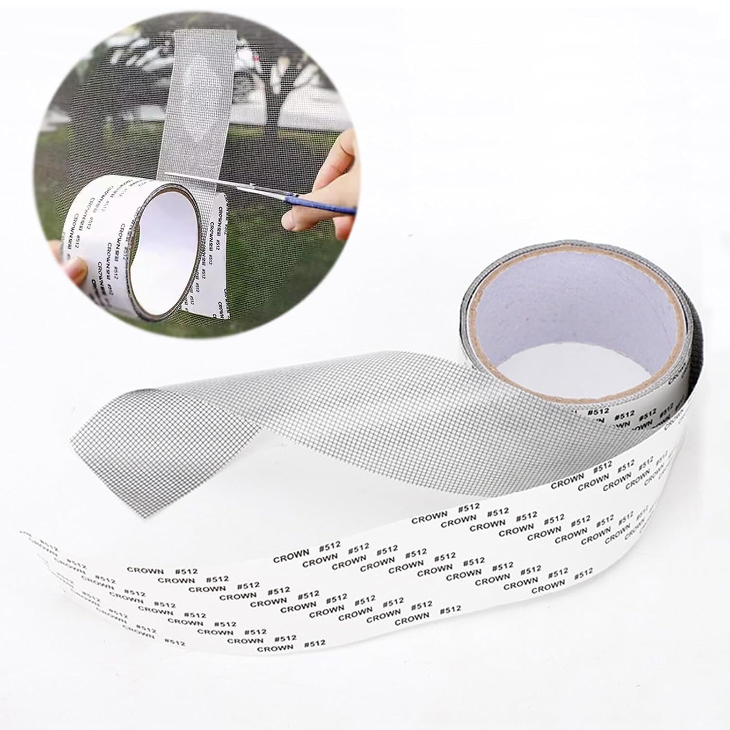 Window Mosquito Net Repair Tape Self Adhesive Window Screen Repair Patch 5*200cm gallery