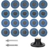 20 x 2" Roll Lock Flap Sanding Disc 40 60 80 120 Grit Die Grinder Grinding Wheel gallery