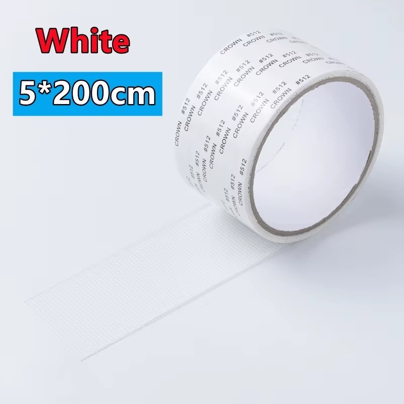 Window Screen Repair Patch Adhesive Fiberglass Mesh Hole Repair Tape 5*200cm US gallery