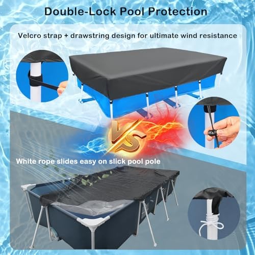 118x79 inch Rectangular Pool Cover 10 x 6 Rectangle Pool Covers 118 X 79 in gallery
