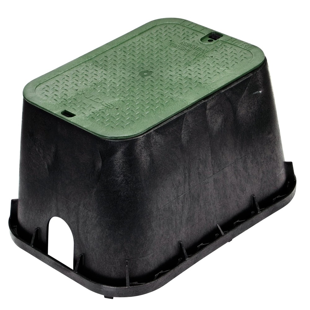 113BC1PK 14 in. X 19 in. Rectangular Standard Series Valve Box and Cover, 12 ...