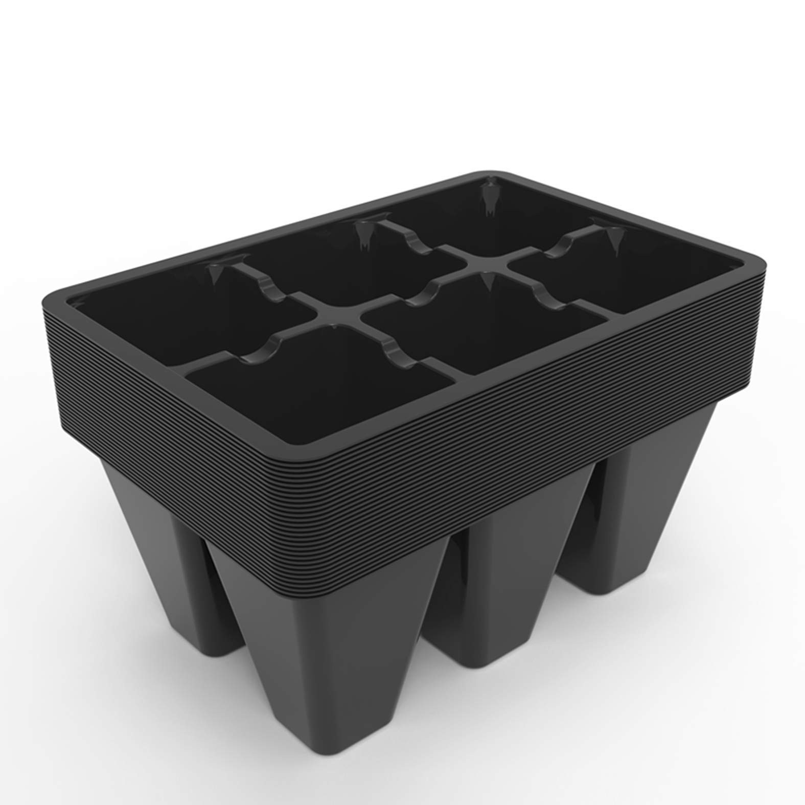 30 Pack 6-Cell Seed Starting Tray for Seedlings, Plant Starter Trays w/Drainage gallery