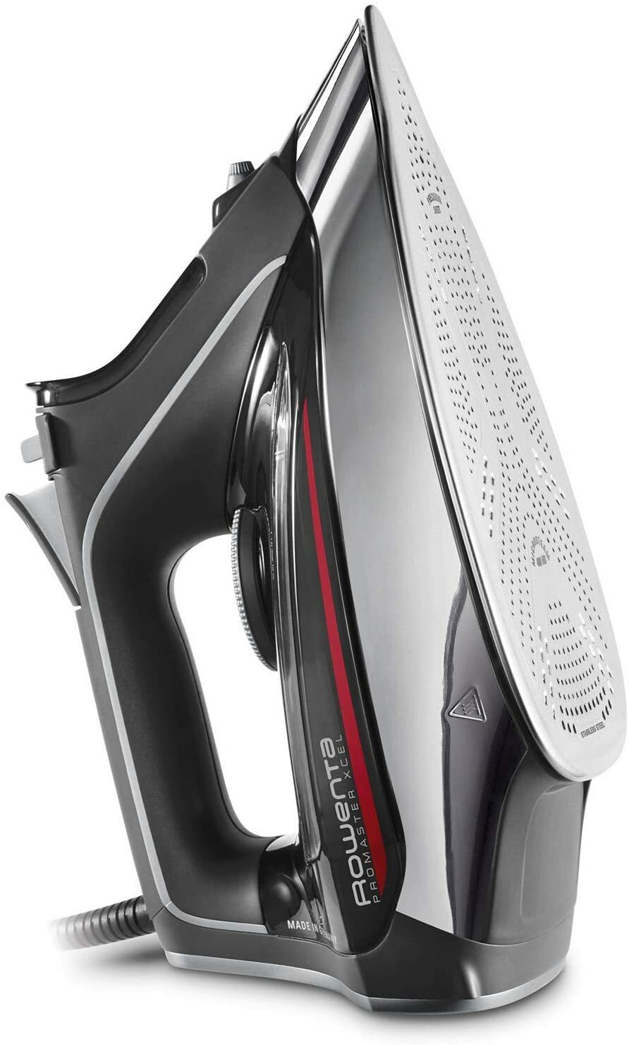 Rowenta DW8270 Pro Master 1750 Watt X-CEL Steam Iron-400 Hole HD Sole Plate gallery