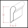 Picture Rail EWPC12, 3/4" x 2-1/4" gallery