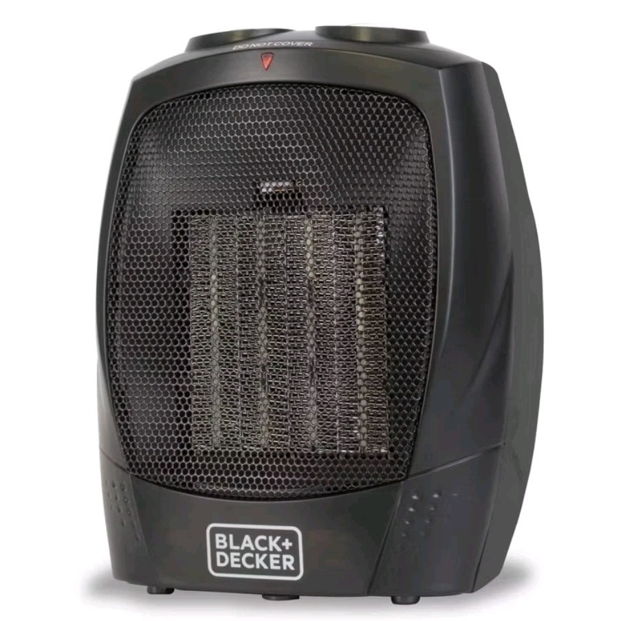 BLACK+DECKER 1500W Ceramic Heater - Black (BHDC201)... gallery