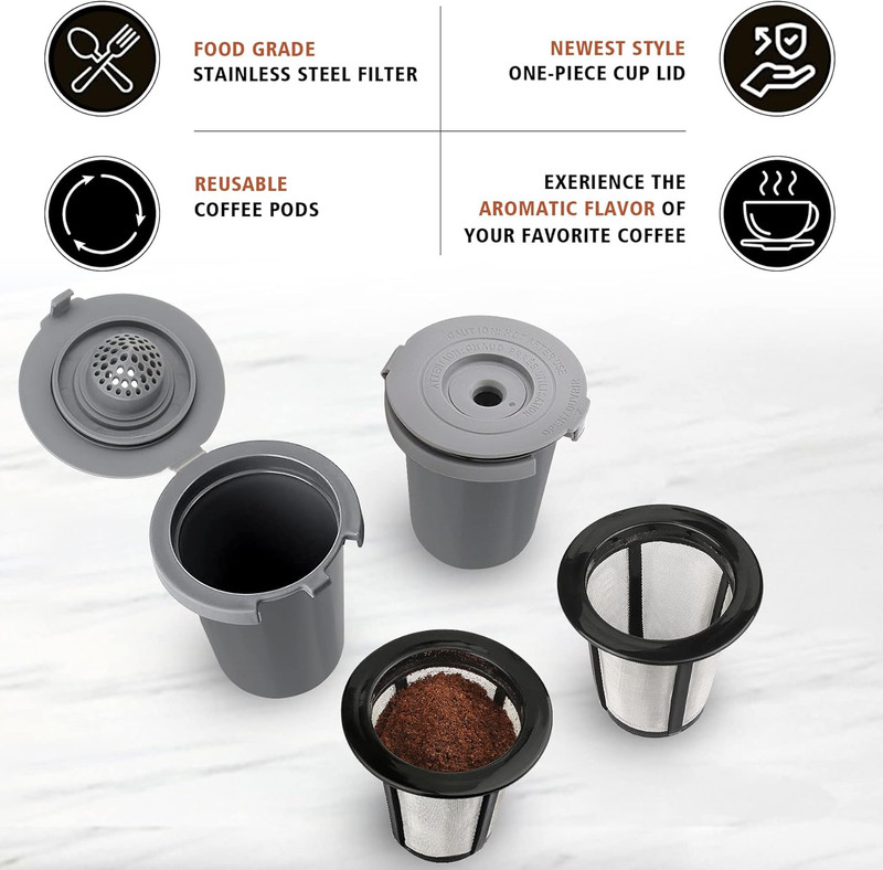 Reusable Filter Cup for Cuisinart Compatible with Cuisinart #SS-RFC Homebarista gallery
