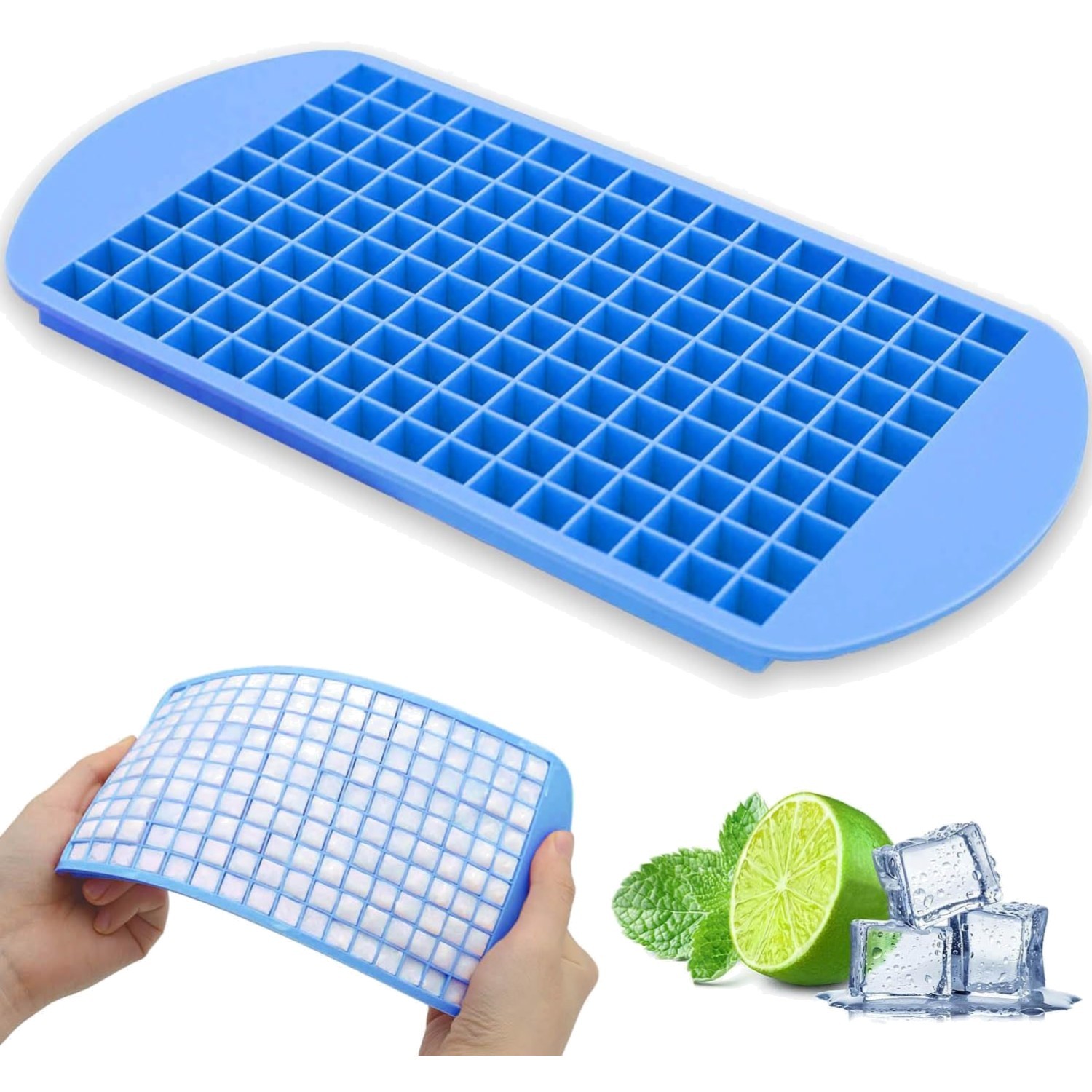 Food-Grade Silicone Ice Cube Tray for Quick Chilling of Beverages and Snacks gallery