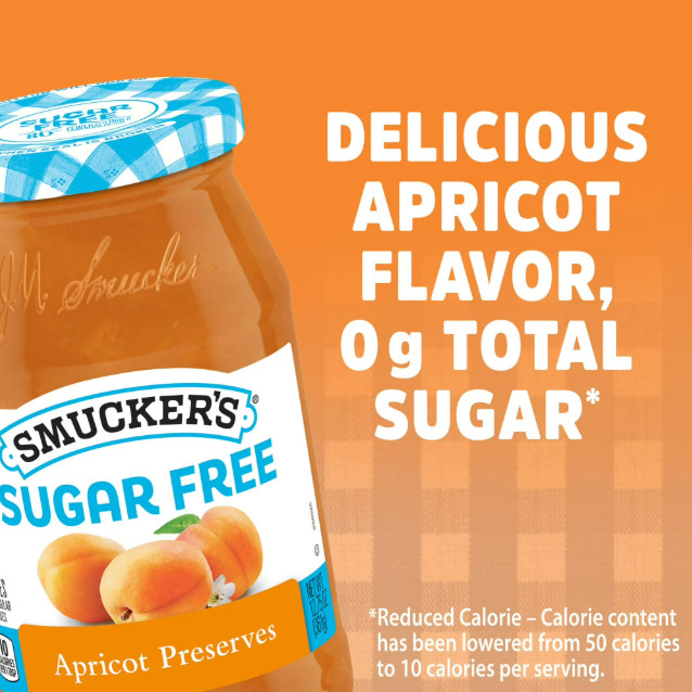 Deliciously Fruity: 8-Pack Smucker's Sugar-Free Apricot Preserves with Splenda gallery