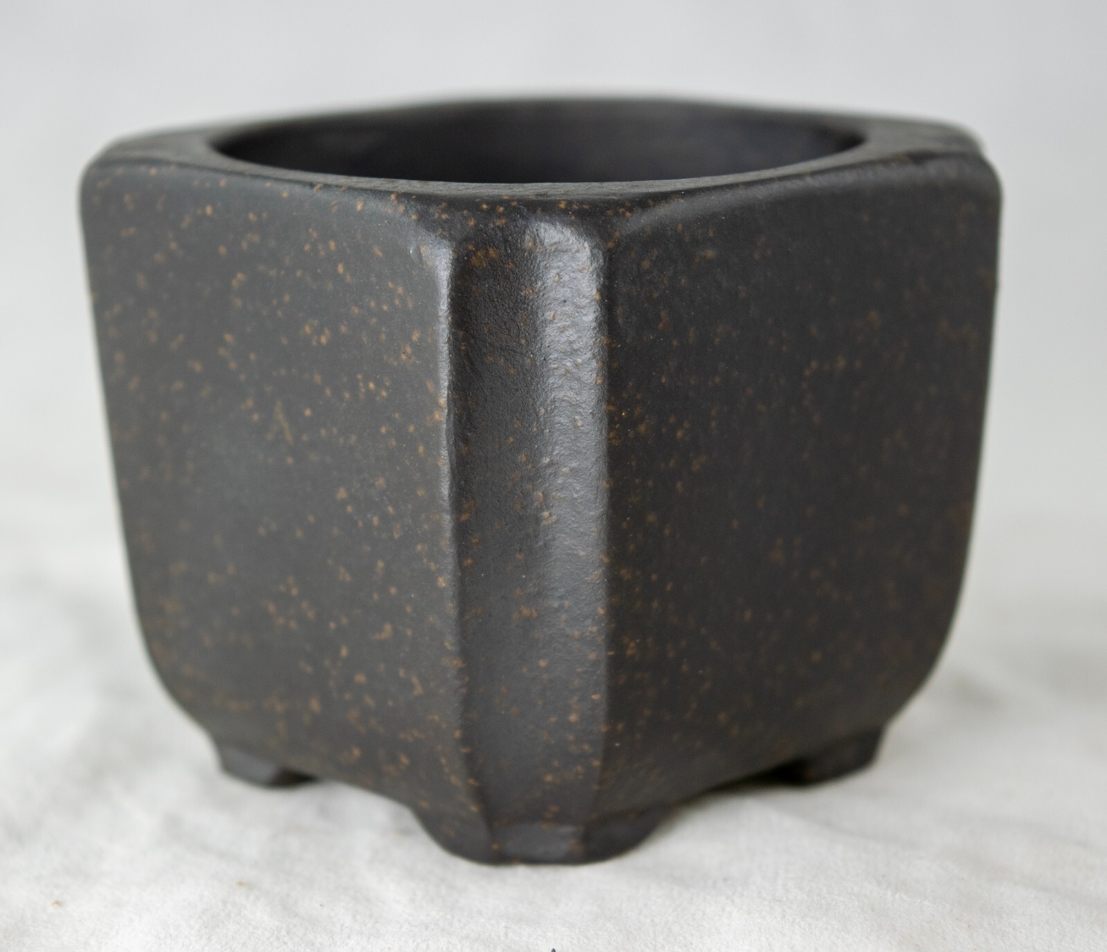 Square Zisha Cactus & Succulent, Mame Bonsai Pot with Mesh - 2.75"x 2.75"x 2.5" gallery