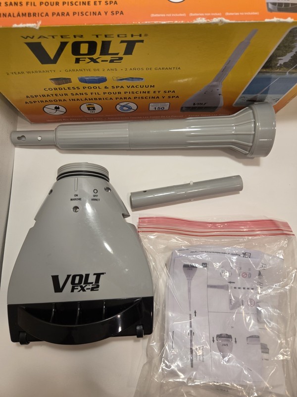 Pool Blaster Volt FX-2 Pool Vacuum, 7.5 VDC, Gray/Black, CE-Approved gallery