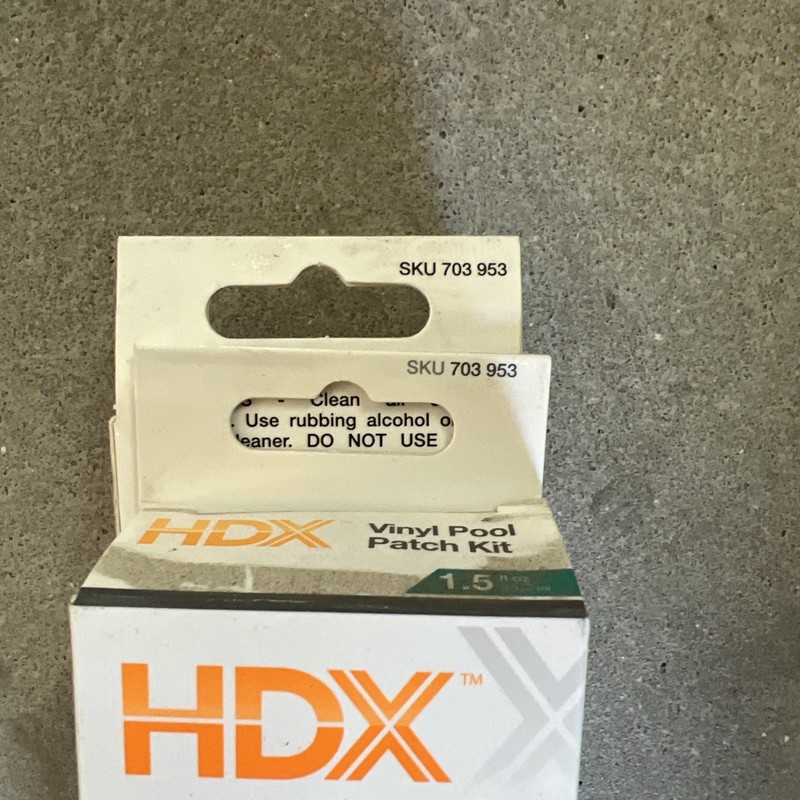 2x HDX Vinyl Pool Patch Kit 1.5 Fl oz Dry Wet Application Adhesive Patch gallery