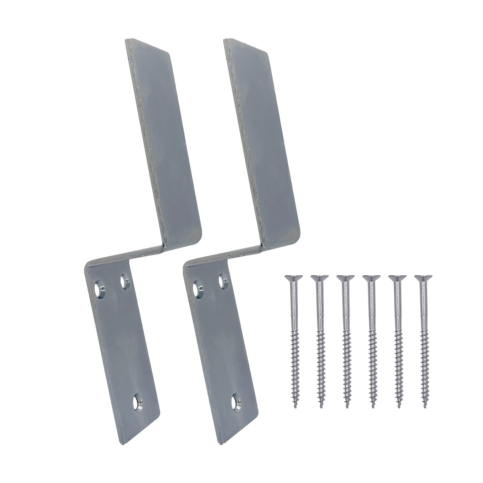 Heavy Duty 2x4 Board Drop Open Bar Security Door Lock Bracket Barricade & Screws gallery