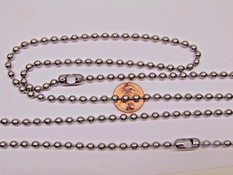 Roller Shade replacement chain 4.5mm Stainless Steel Ball Bead #10 + connectors gallery