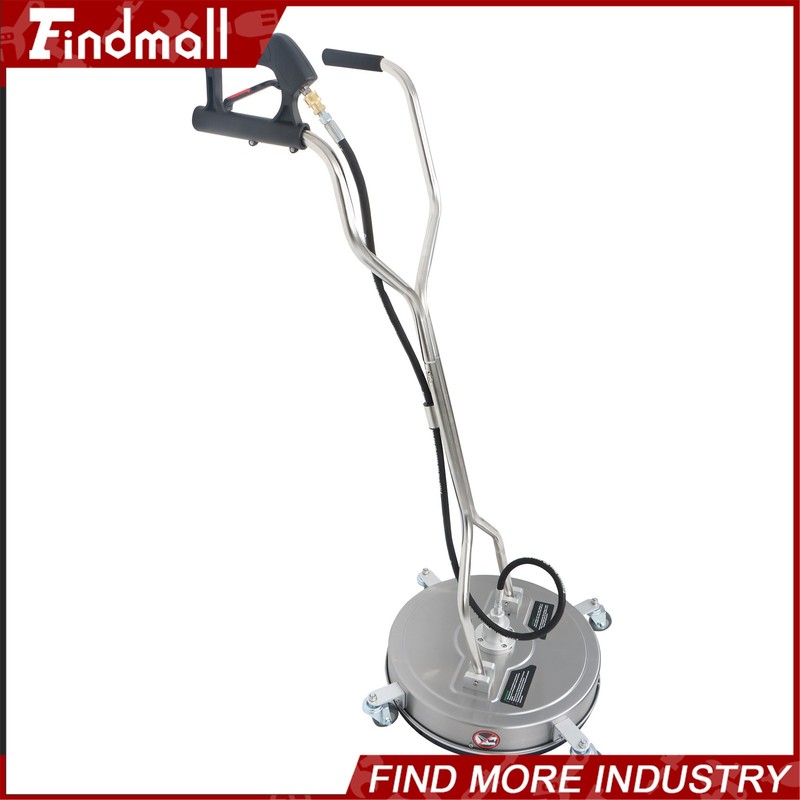 Findmall 20" Pressure Washer Surface Cleaner w/ Handles & Wheels Quick Connect gallery