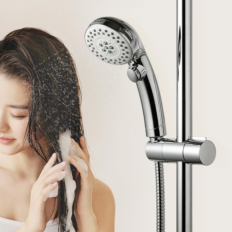 Shower Head Holder, Adjustable 0.75-1.00 in19-25 mm Diameter Hand Shower Hold... gallery