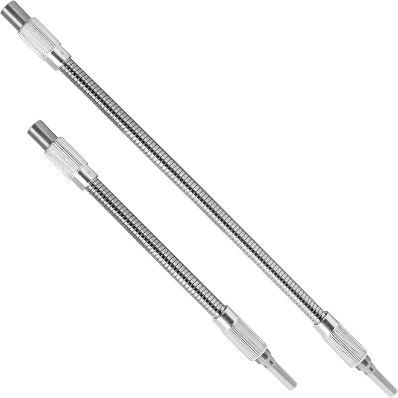 360-Degree Bendable Drill Bit Extensions - 7.9" & 11.8" for Tough Access Tasks gallery
