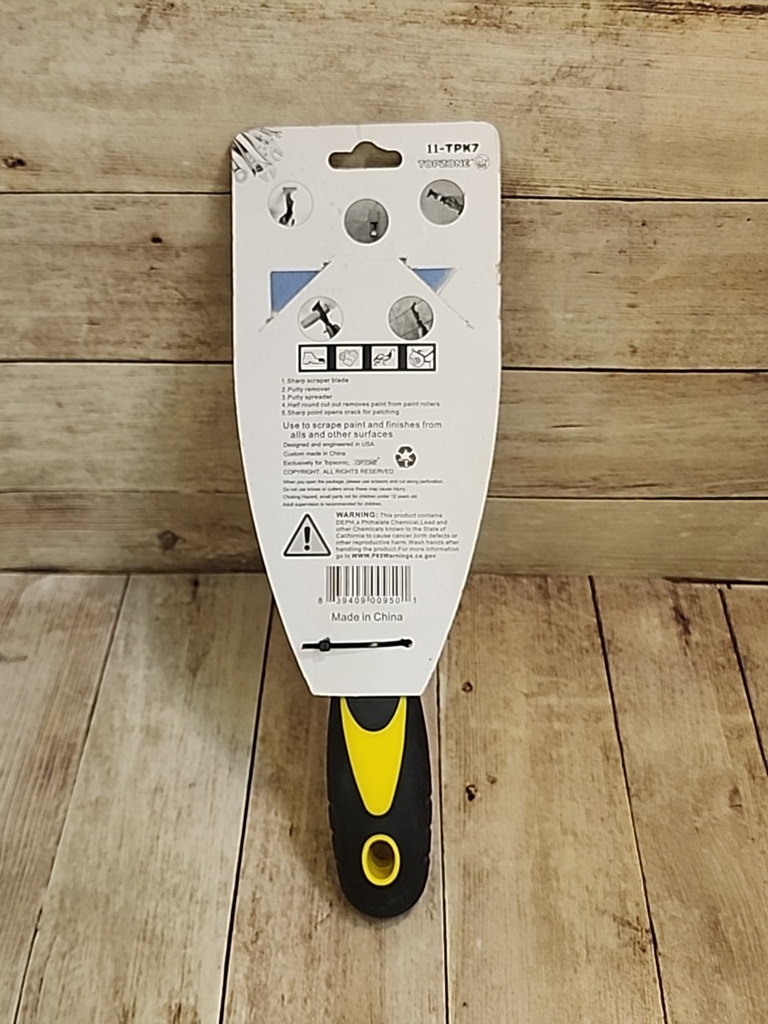 3" SCRAPER 5 -IN- 1 PAINTER'S TOOL REMOVE PAINT PUTTY STRIPPER SPREAD # 11-TPK7 gallery
