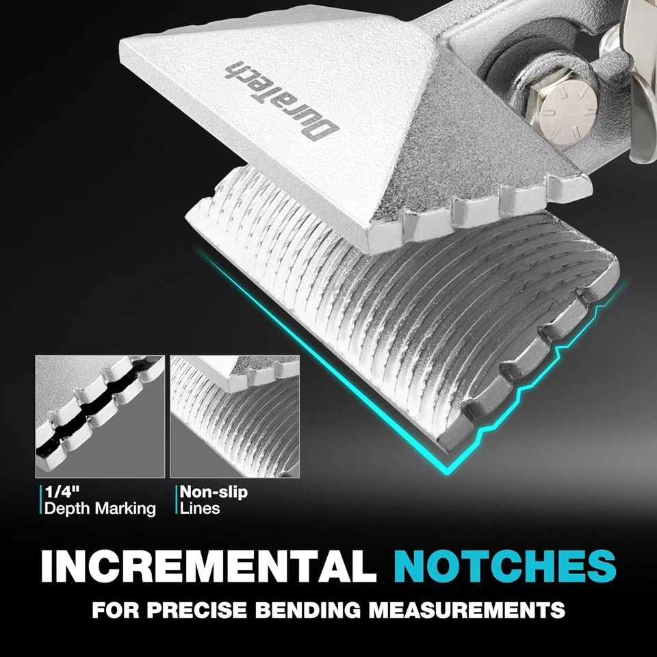 3 Inch Sheet Metal Bender, Hand Seamers Sheet Metal Tools with Ergonomic TPR Han gallery
