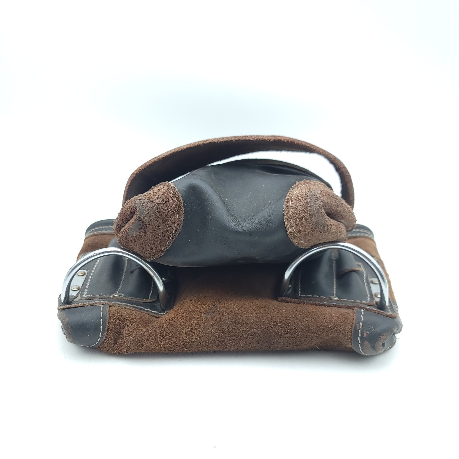 AWP Leather Fastener & Tool Pouch Bag - Brown/Black Leather gallery