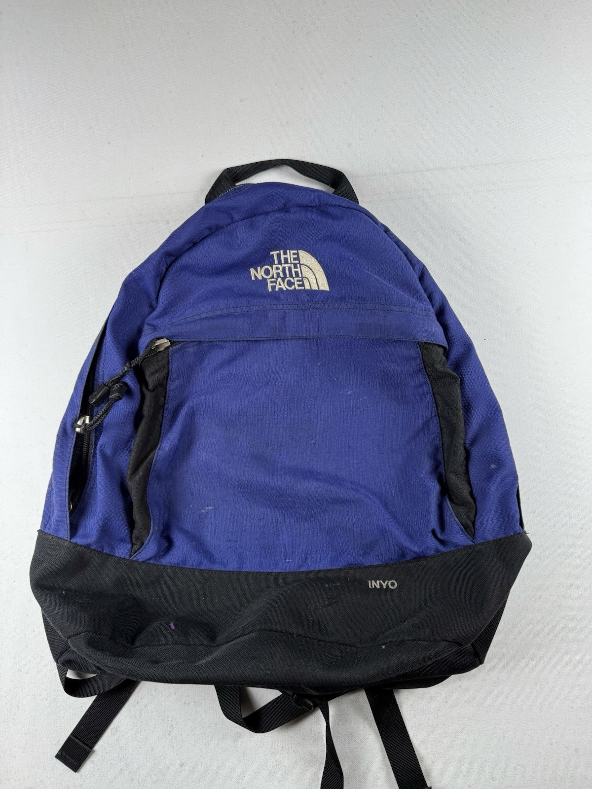 THE NORTH FACE Vtg Inyo Red Blue Backpack Adjustable Shoulder Straps