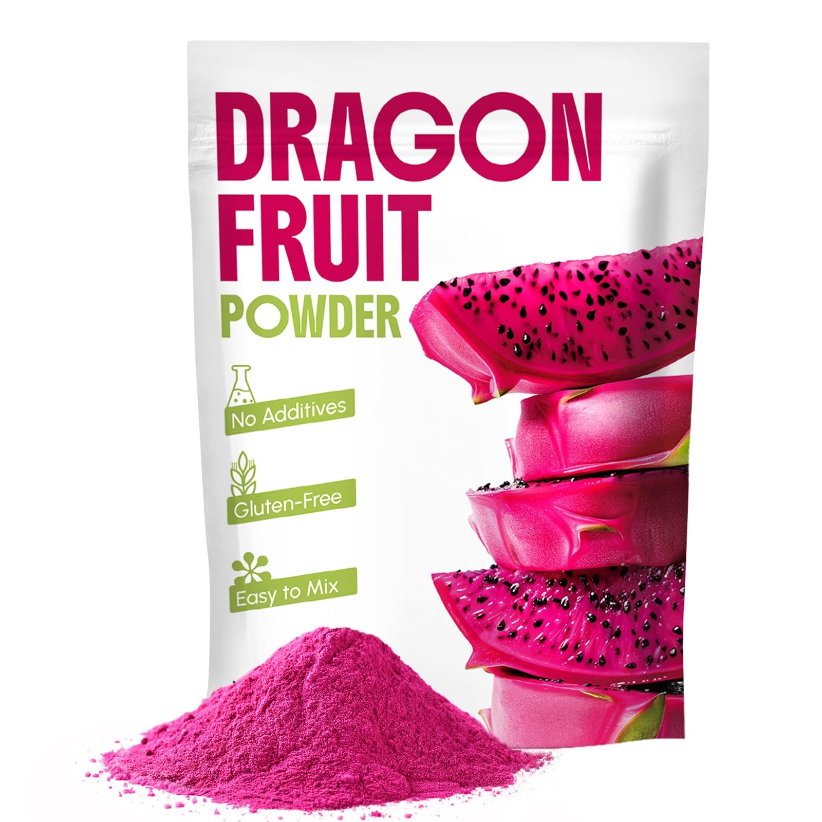 CCNature 4oz Dragon Fruit Powder, Pitaya powder | Natural food coloring 4 oz gallery