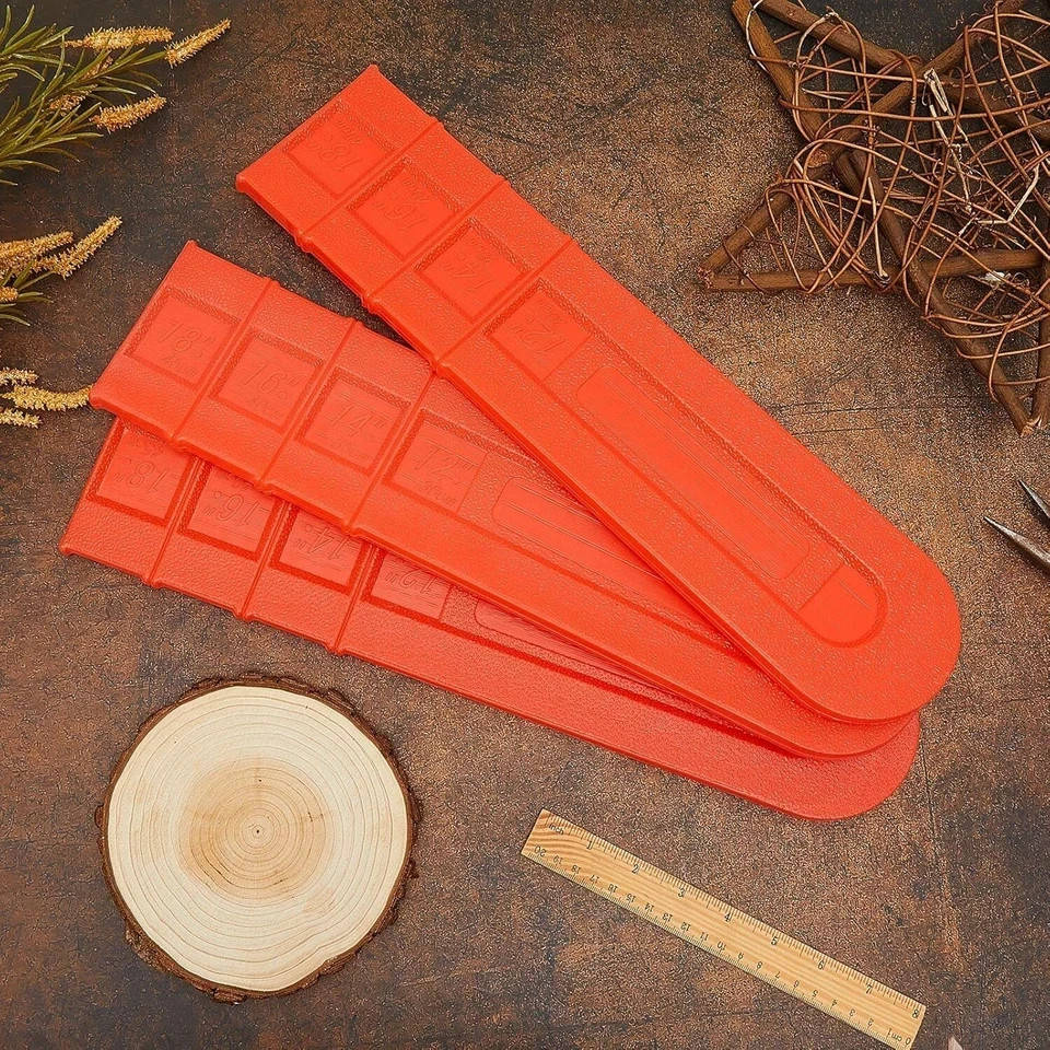 9 Pieces Chainsaw Chain Cover 18 Inches Chain Saw Bar Scabbard Scabbard Chain... gallery