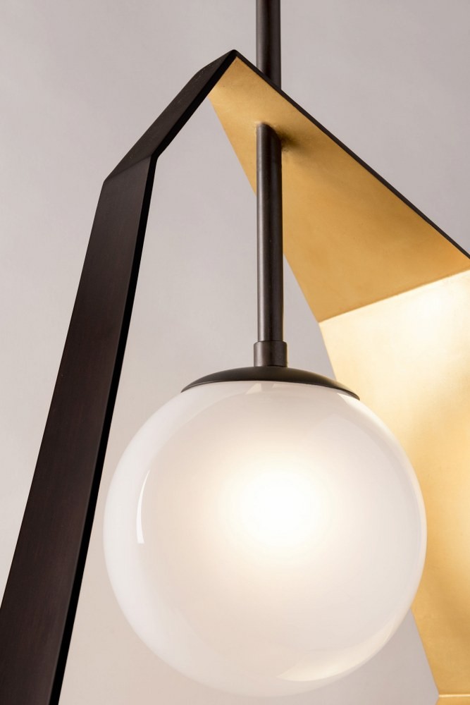 4W 1 LED Small Pendant - 11.5 Inches Wide by 24 Inches High-Bronze Finish - gallery