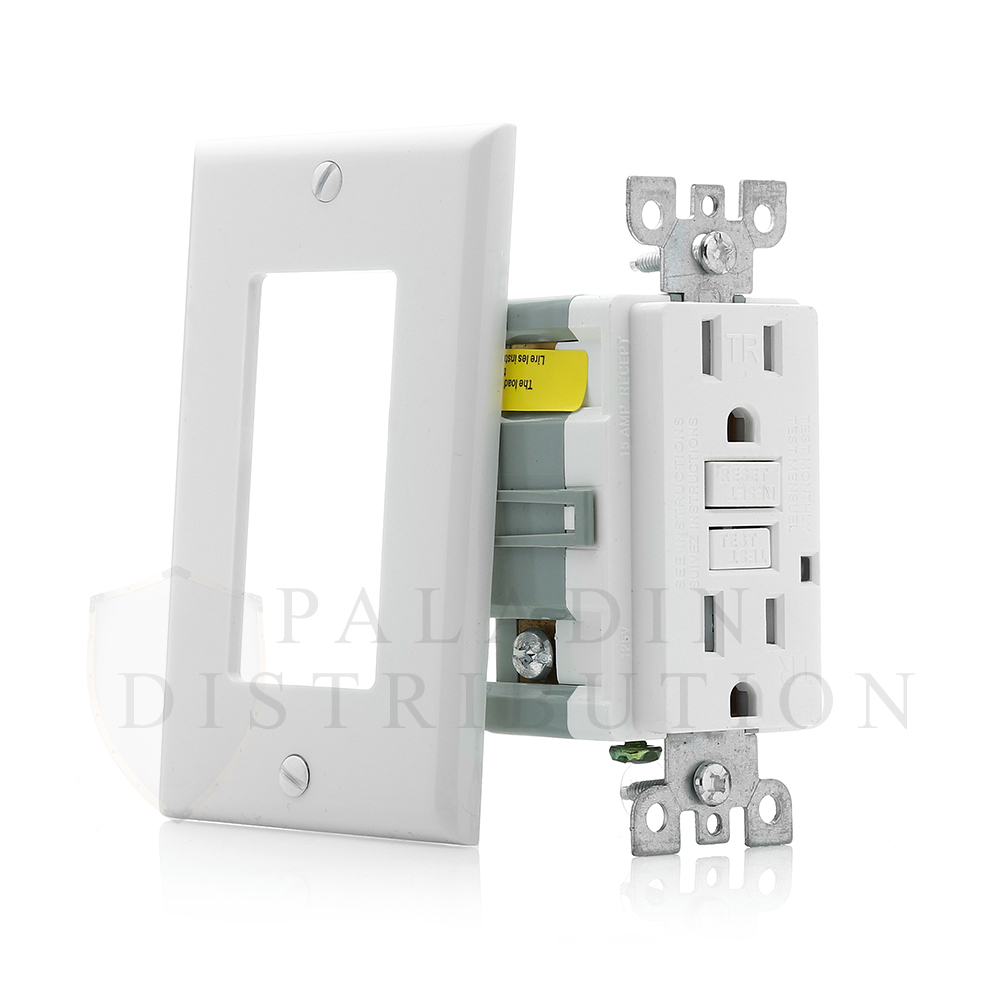 15A Amp GFCI GFI Tamper Resistant Safety Outlet Receptacle w/ LED - UL (70 Pack) gallery