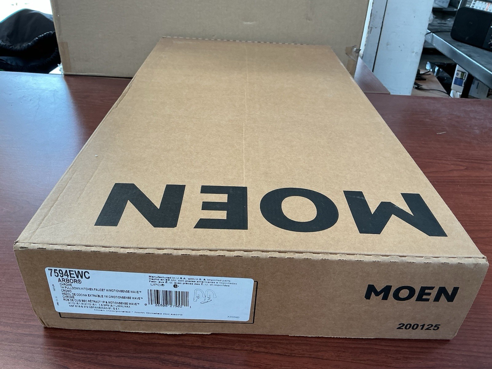 NEW Moen 7594EWC Arbor MotionSense Wave Pulldown Kitchen Faucet Chrome B56 gallery