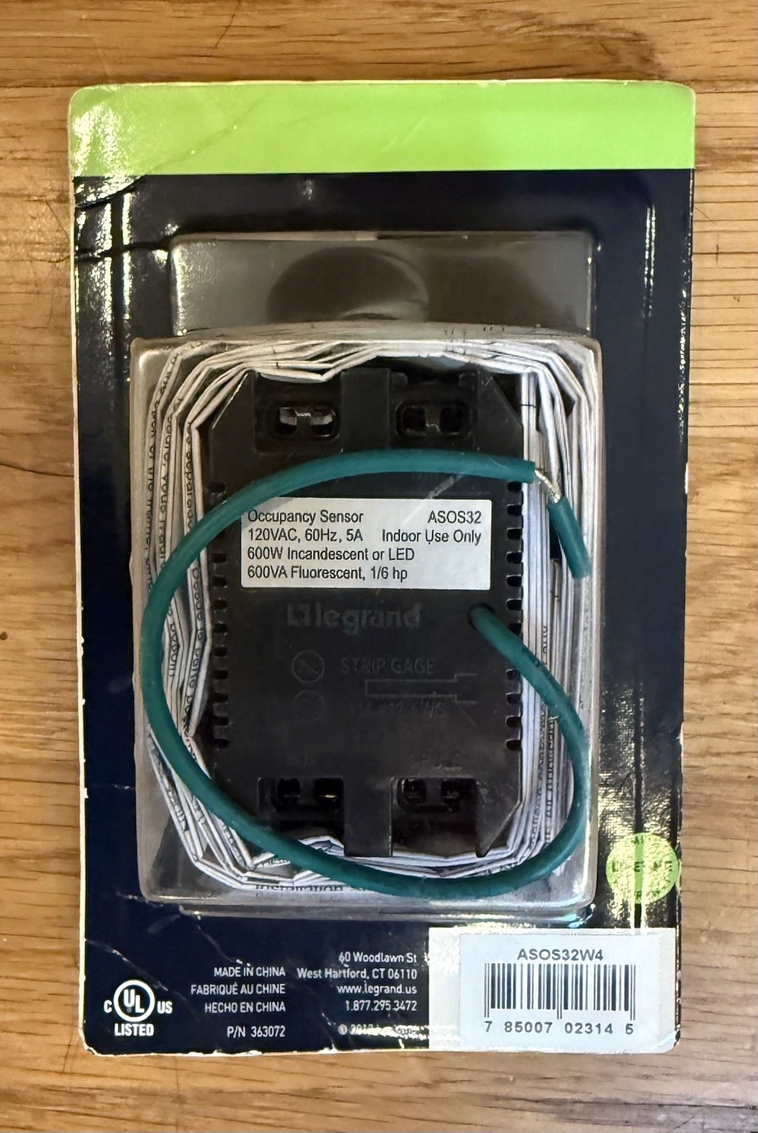 Legrand Sensa Switch Auto ON Auto OFF Single Pole 3 Way Occupancy Switch WHITE gallery