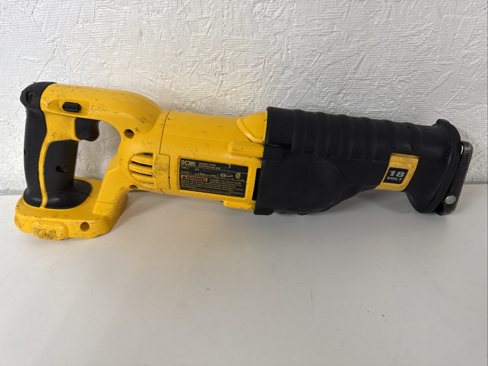 DeWalt DC385 18V Type 2 Variable Speed Reciprocating Saw Bare Tool ONLY Tested gallery