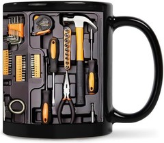 Toolbox Coffee Mug Mechanic Toolbox Mug Toolbox Set Pattern 11 OZ Mugs Men gift