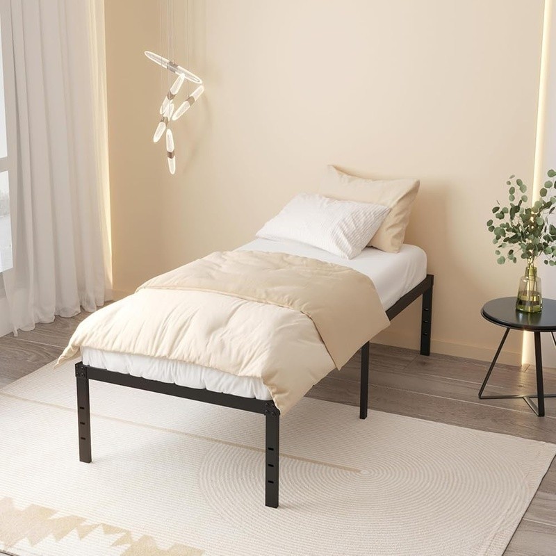 Multi-Angle Support Bed Frame Easy Assembly Under Bed Storage Squeak Resistant gallery